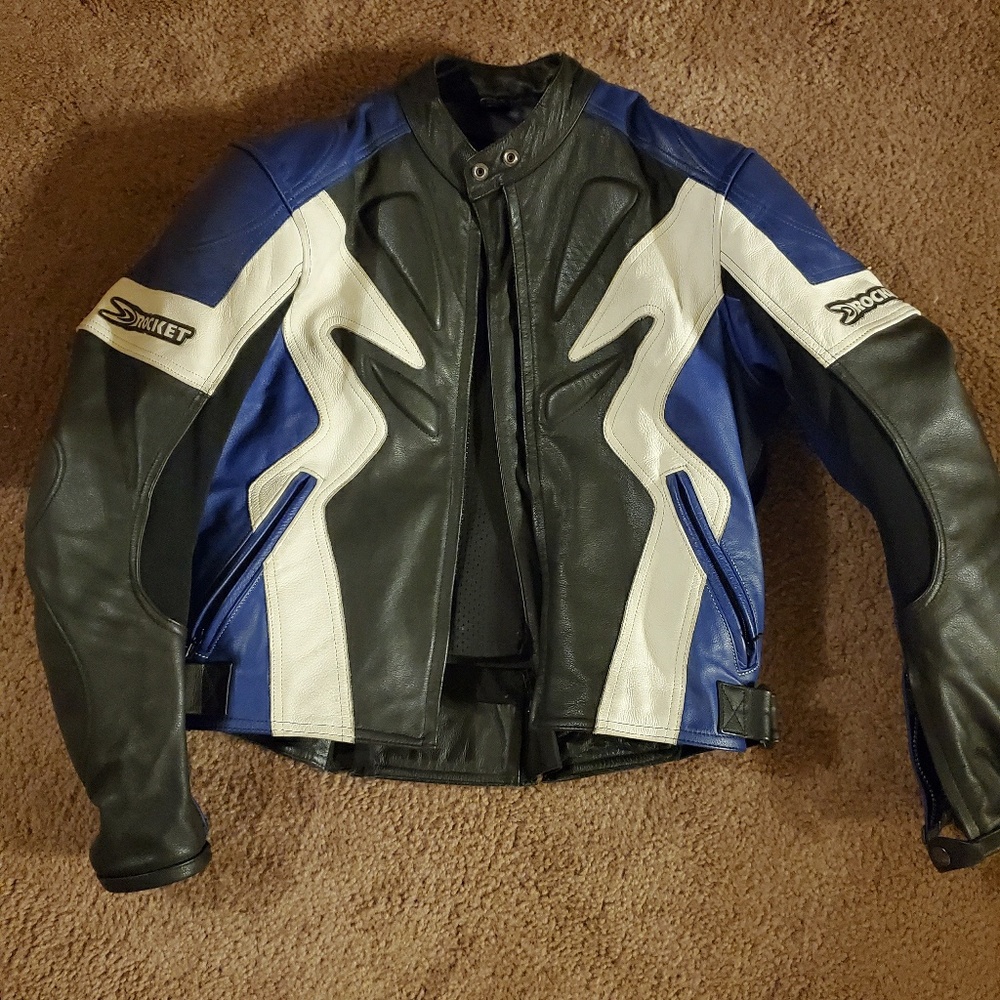 Joe Rocket Leather Motorcycle Jacket